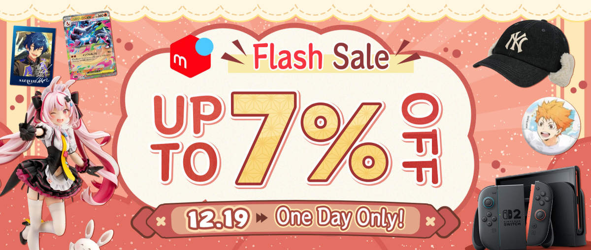 Mercari Flash Sale Up to 7% OFF