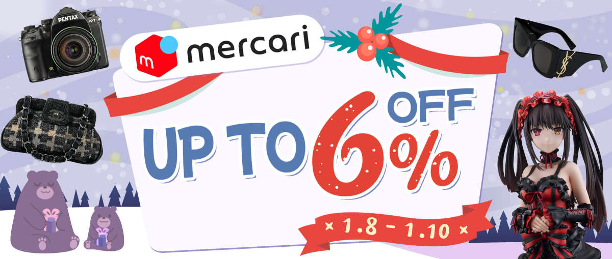 Mercari Up to 6% OFF