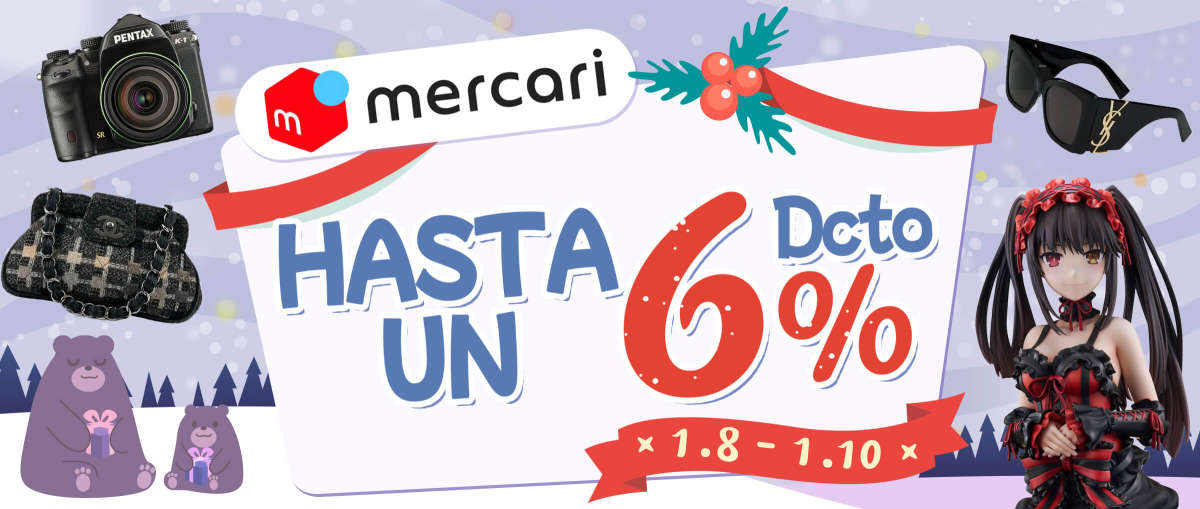 Mercari Hasta un 6% Dcto 