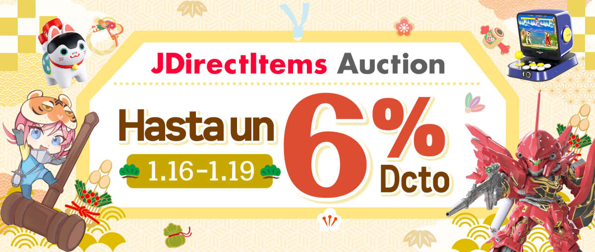 JDirectItems Auction Hasta un 6% Dcto