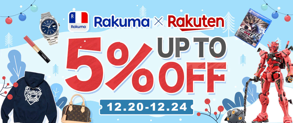 Rakuma + Rakuten Up to 5% OFF