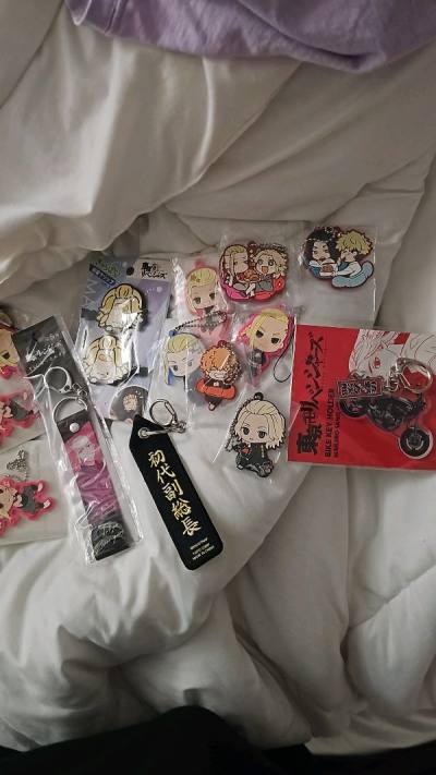 Draken, Mikey, and others, keychains, phone charms, hair clips, small figure