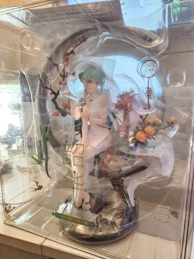 The figure came very fast and no damages done to the package or the figures box. It is  very pretty and official!! 