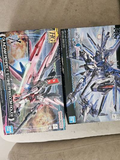 the cards arrived in good condition and are authentic none of the runners are damaged for the gunpla:&amp;gt; been lookin for rouge f...
