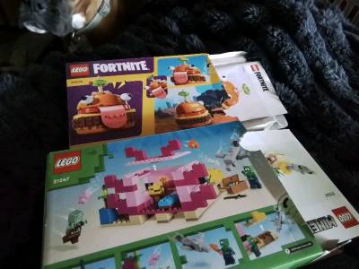 my legos finally  came in the post after 4 mont yippee  10/10 
＼(^_^)／