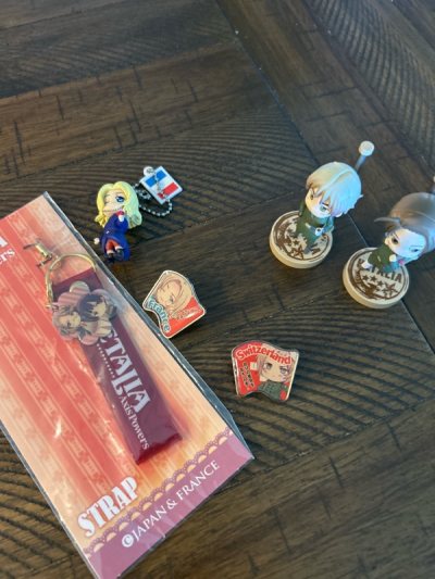 The items I bought arrived way quicker than I thought it would, which was amazing! I was so happy when my Hetalia stuff got here; the...