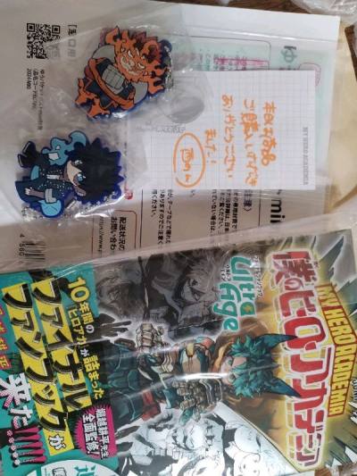 I am very glad that I managed to buy an artbook and a couple of very cute Enji and Dabi key chains. The delivery was very fast, the b...