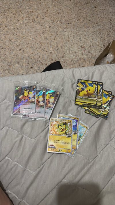 the pichu M condition really bad other still ok I like pikachu