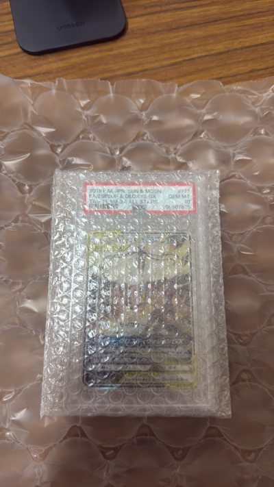 Bought another Pokémon slab today and I’m very satisfied again! The item was well protected with bubble wrap and arrived in perfect c...