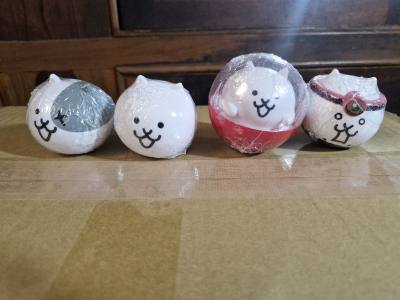 Various Battle Cats merchs.