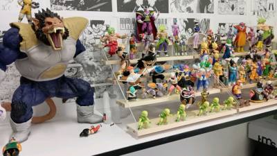 Dragon ball figures.