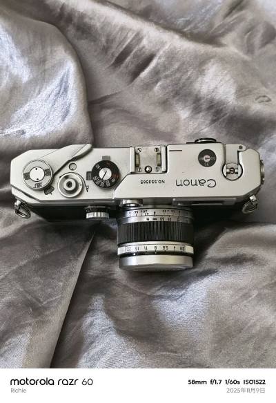 Canon L1 with 35mm f2.8 lens