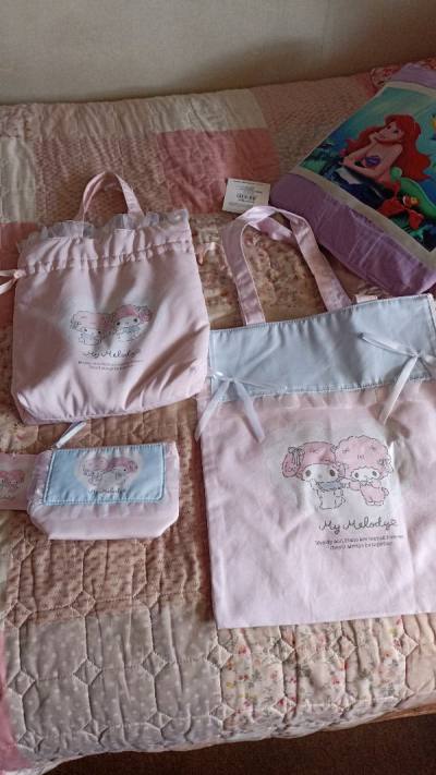 Tote bag y neceser My melody and sweet piano