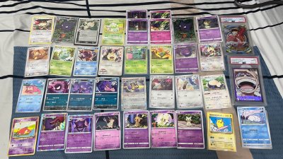 Pokemon and One Piece Cards