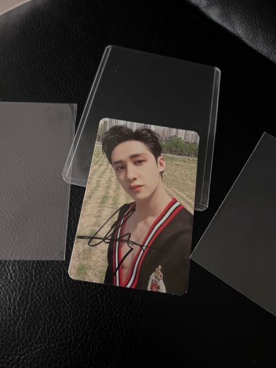 Bangchan Signed photocard