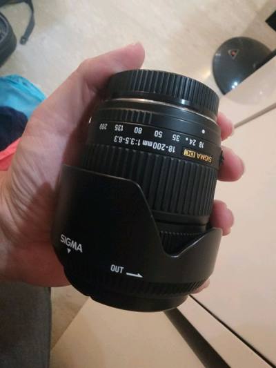 Sigma lens 18-200mm