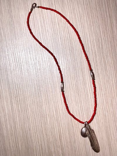 Chooke 金赤紅珠摩根幣羽毛