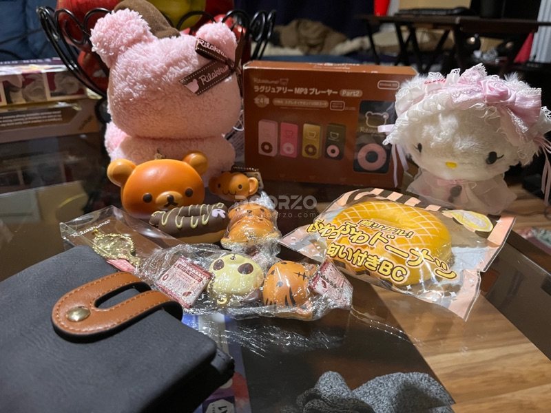 rilakkuma + charmie kitty trinket christmas haul