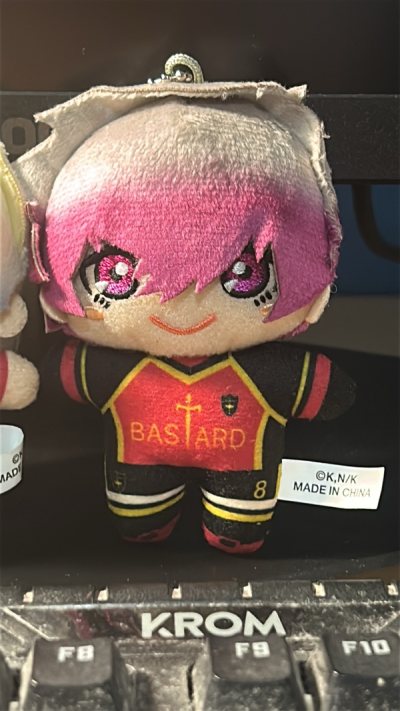 Ness plush blue lock