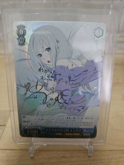Ordered more weiss schwarz, this time from rezero. Thank you