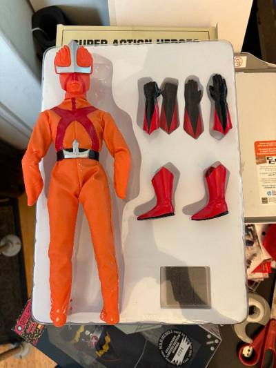 Marmit Super Action Heroes Rainbowman Dash 2 figure. Slight assembly needed by adding feet and boots to figure. Have choice of 4 diff...